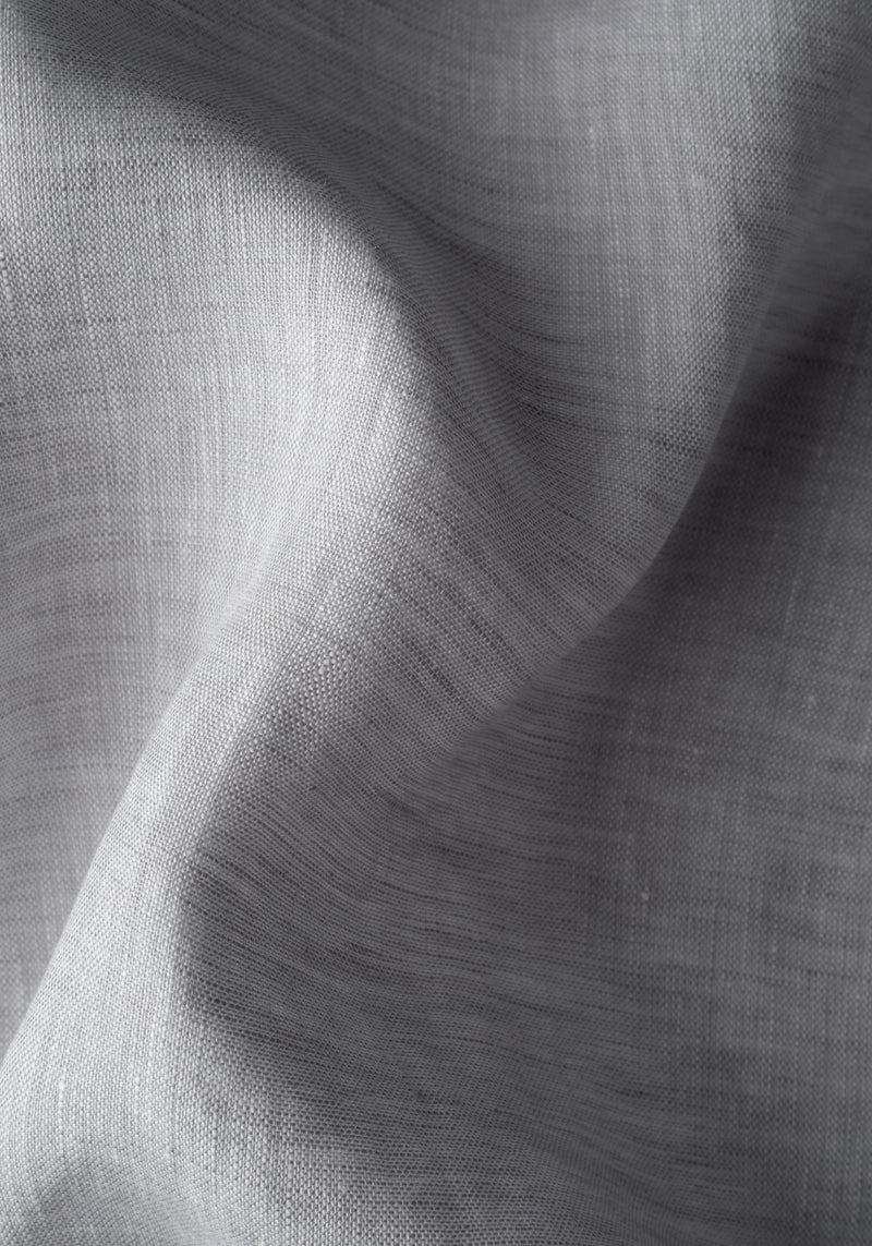 Graphite Grey Washed Belgian Linen Shirt