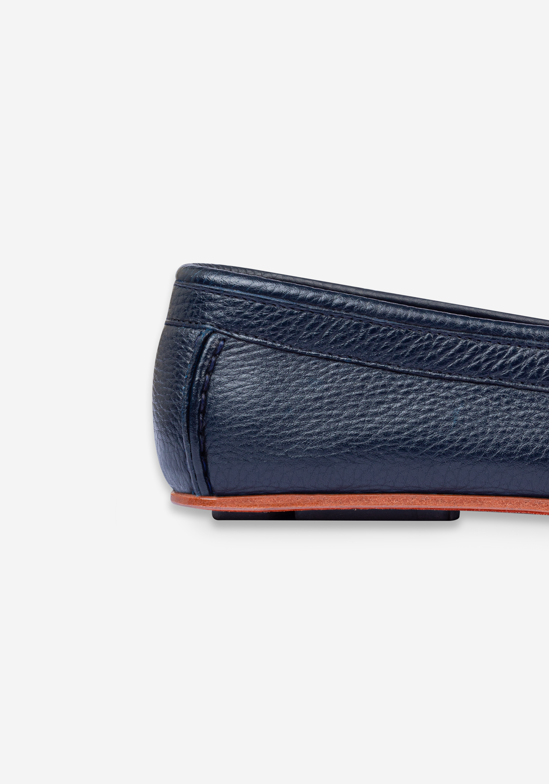 Dawn Blue Calf-Skin Leather Slip On