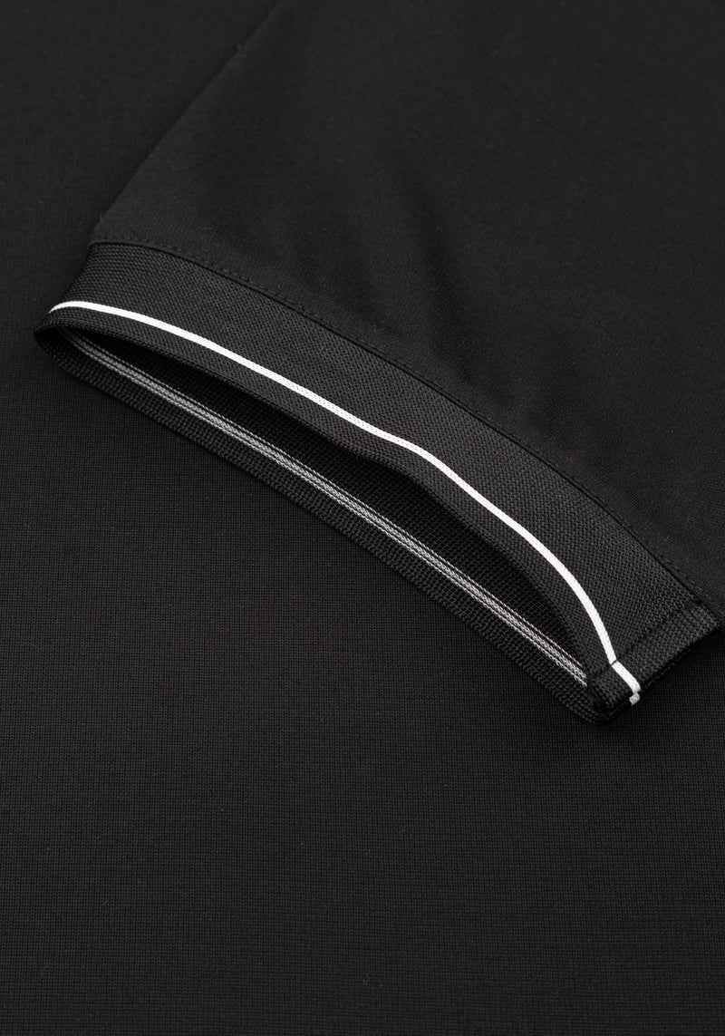 Coal Black Aero-Hybrid Polo Shirt