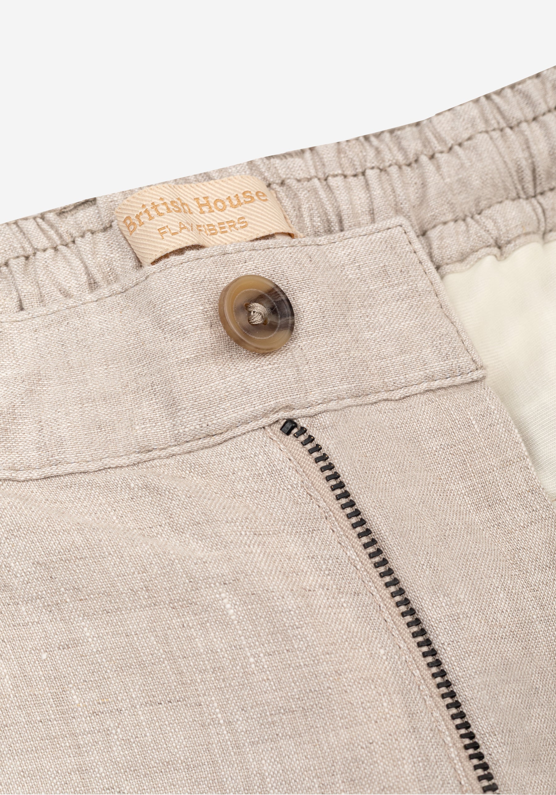 Hay Beige Soléa Pure Linen Pants