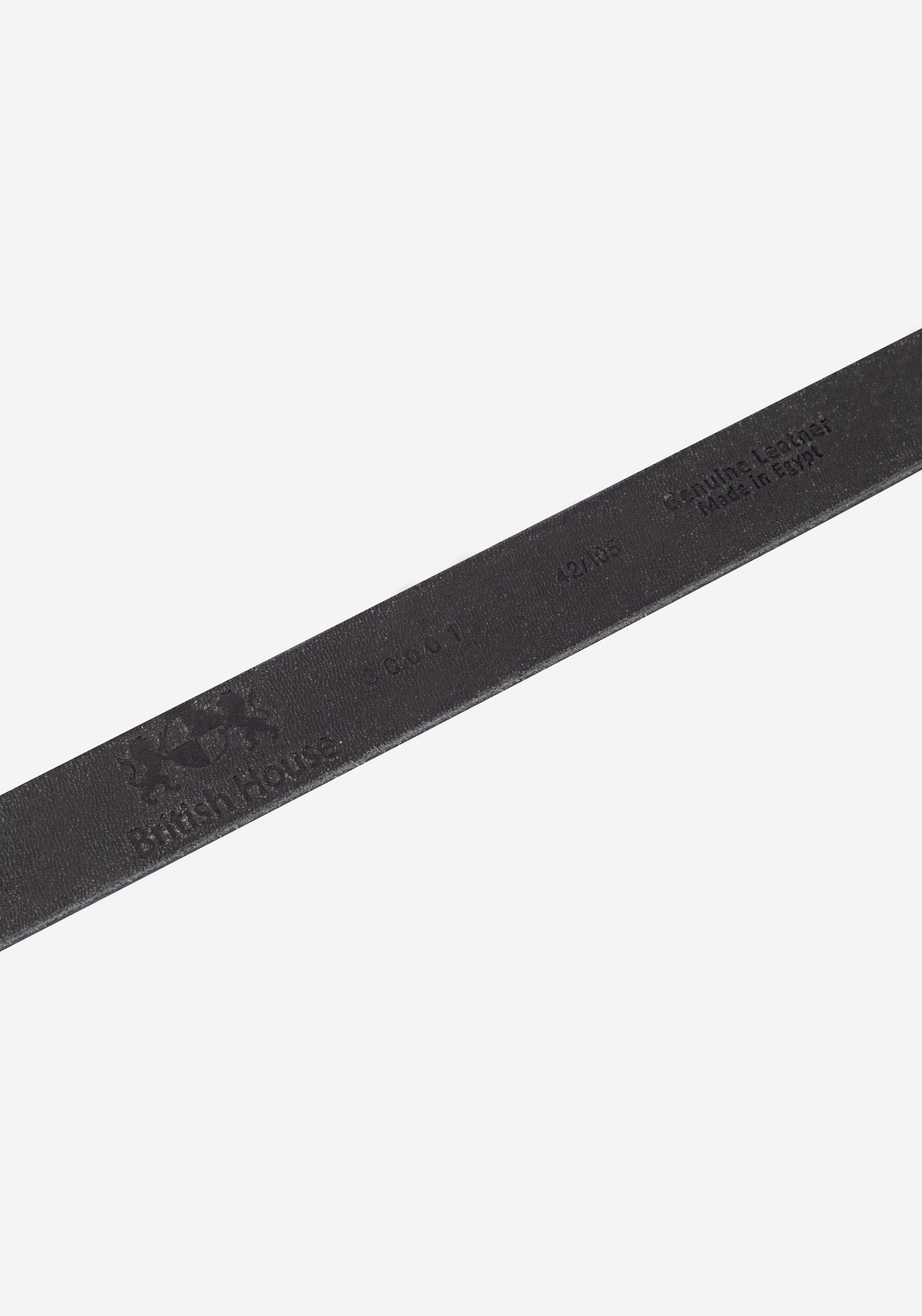 Wood Brown Leather Belt
