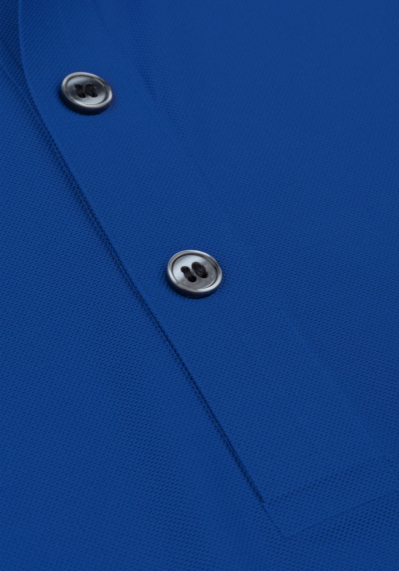 Cobalt Blue Aero-Hybrid Polo Shirt