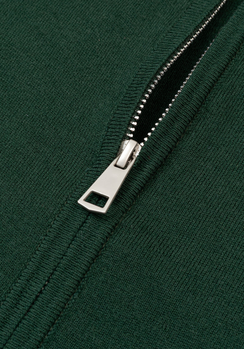 Cypress Green Merino Wool Blend Pullover
