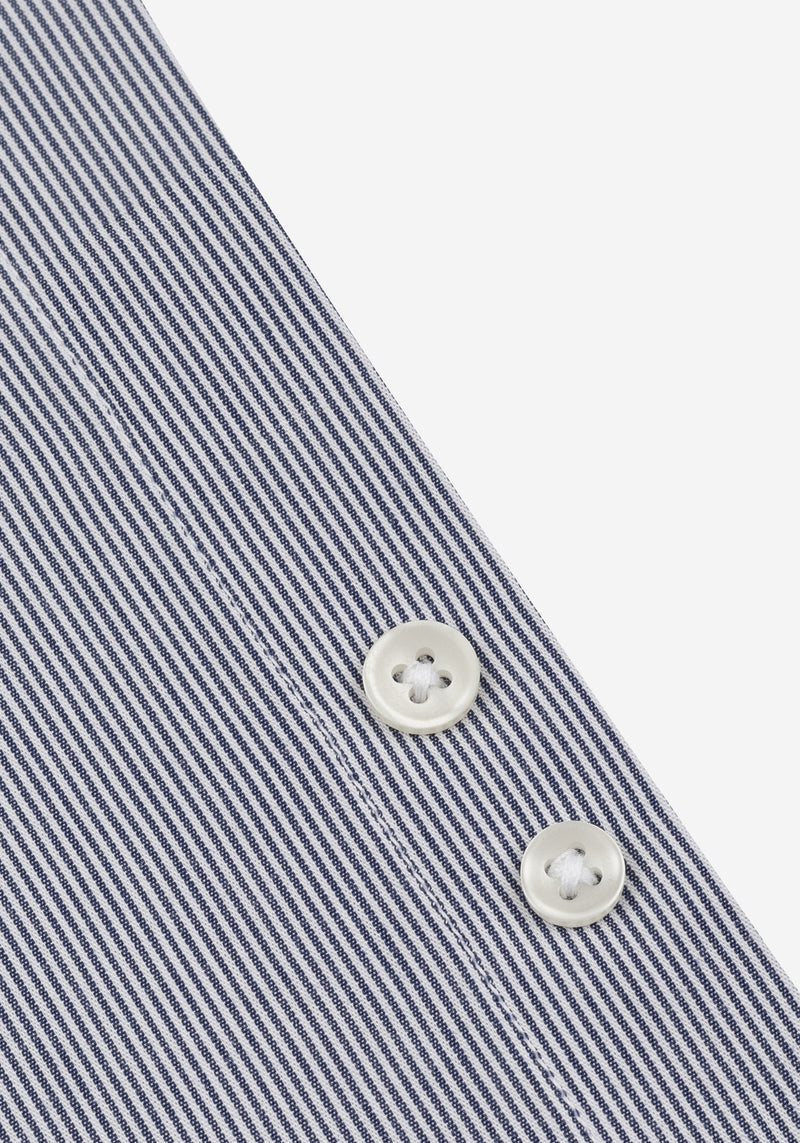 Coal Black Stripe Signature Twill Shirt