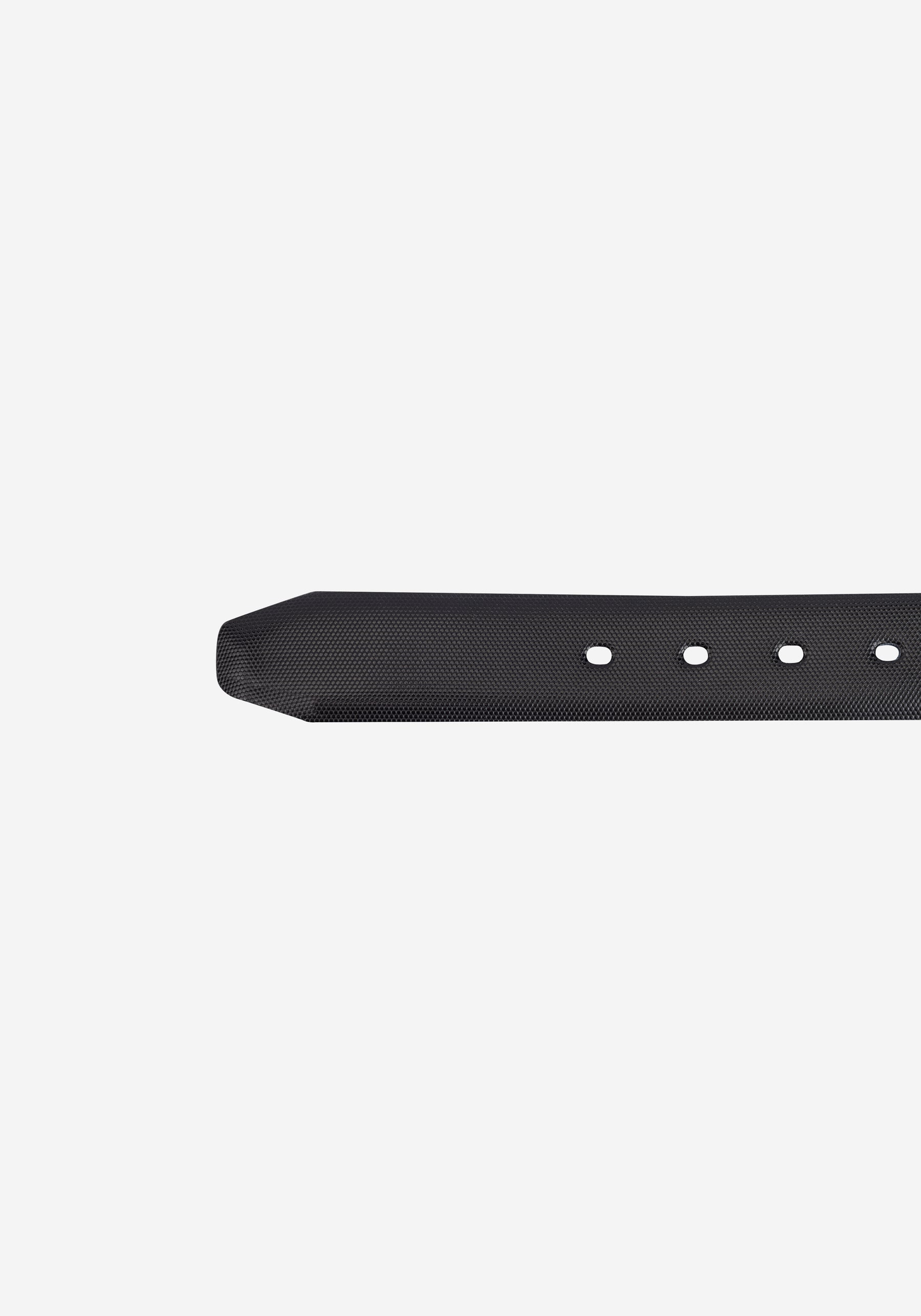 Panther Black Spanish Genuine Leather Patterned Belt
