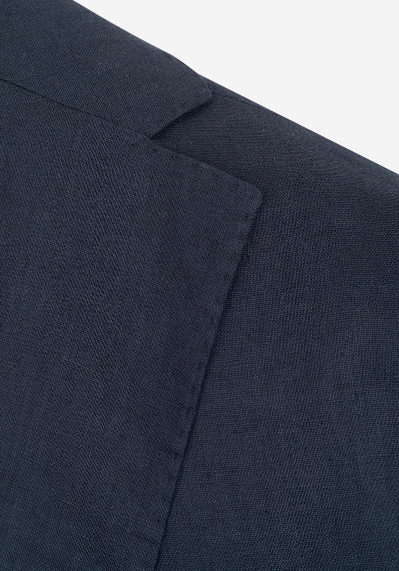 Ocean Dusk Pure Linen Blazer