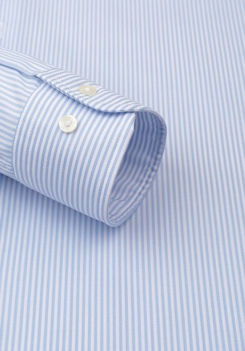 Nordic Blue Stripe Poplin Shirt