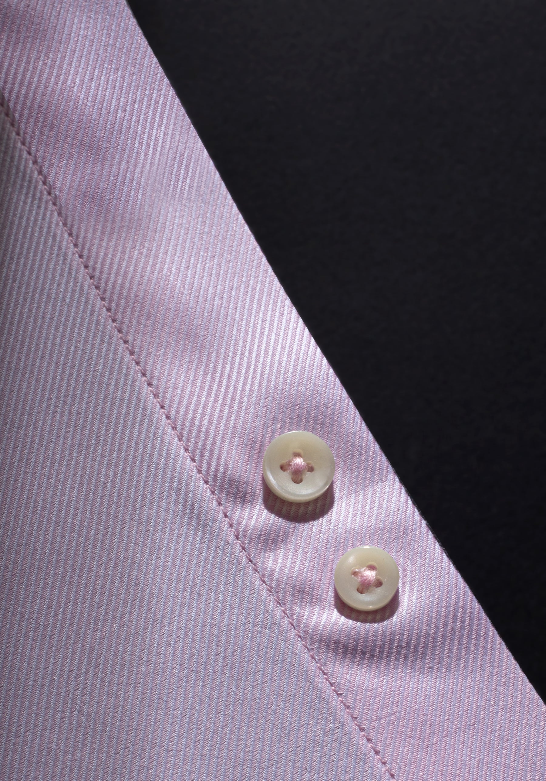 Giza 87 Cotton Blush Pink Stripe Signature Twill Shirt