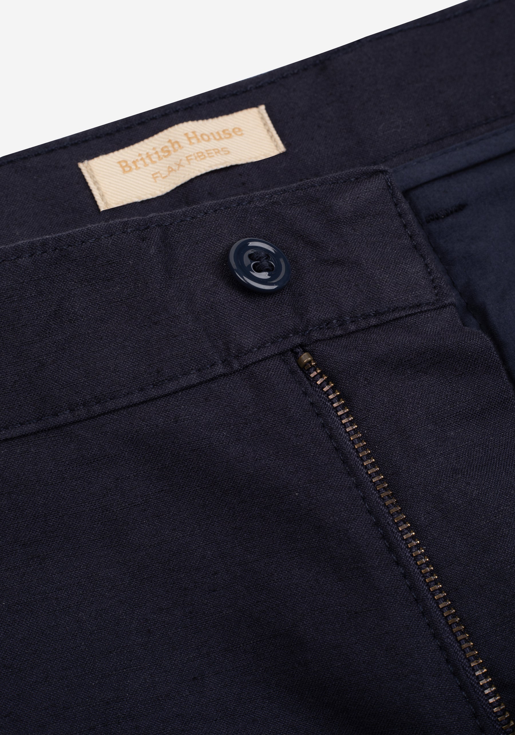 Dusk Navy Soléa Linen Pants