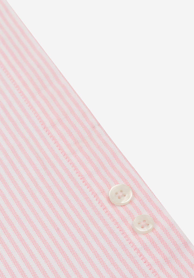 Lotus Pink Stripe Oxford Shirt