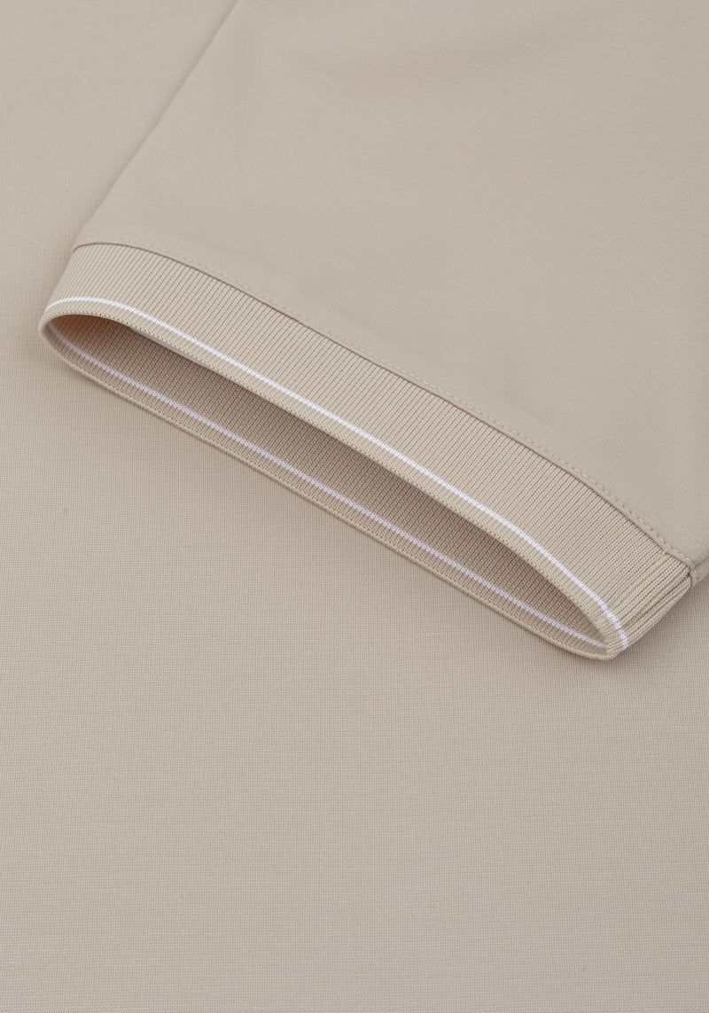 Barley Beige Aero-Hybrid Polo Shirt