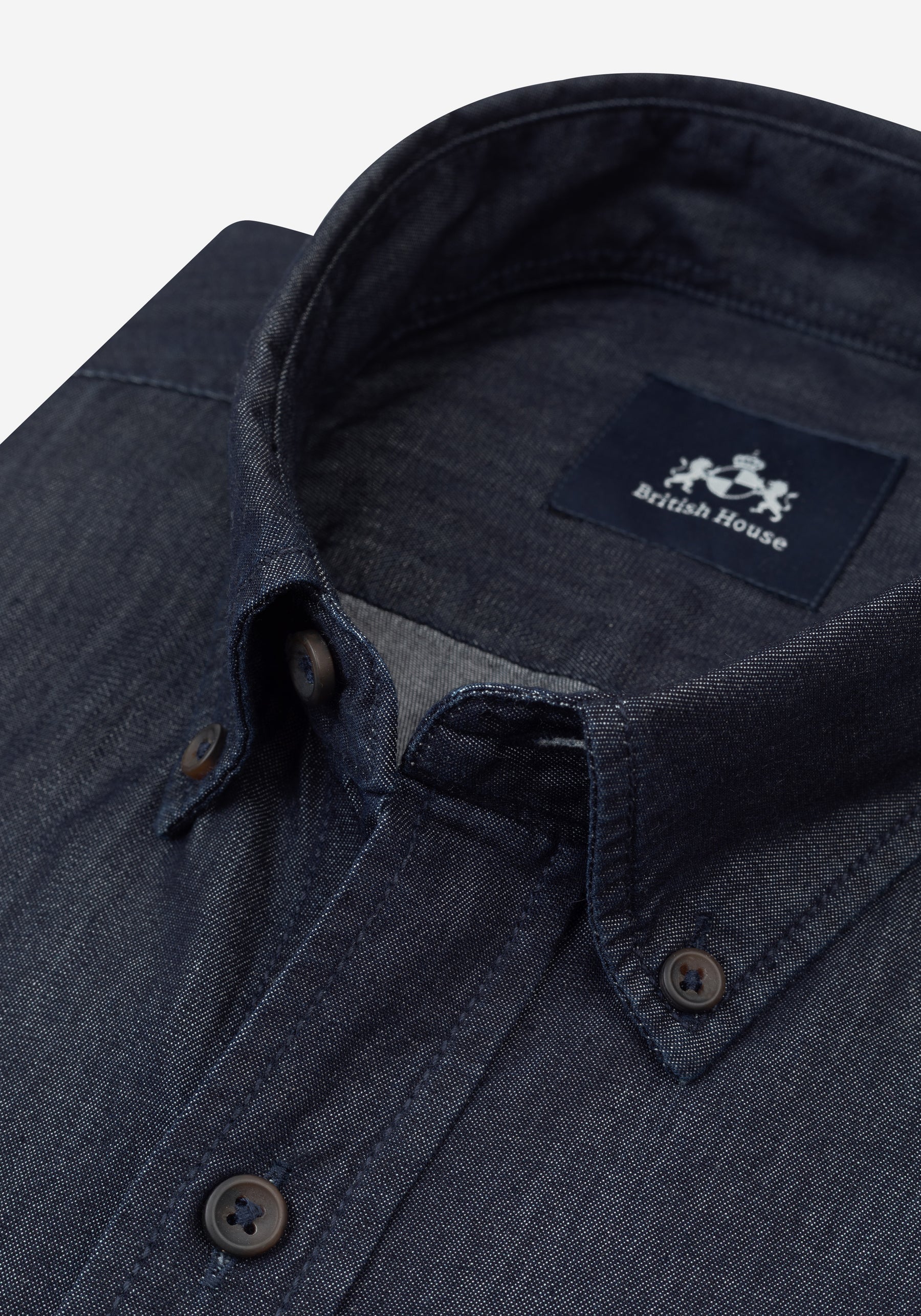 Core Blue Washed Denim Shirt