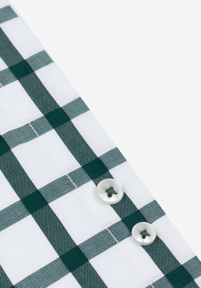 Emerald Green Checked Signature Twill Shirt