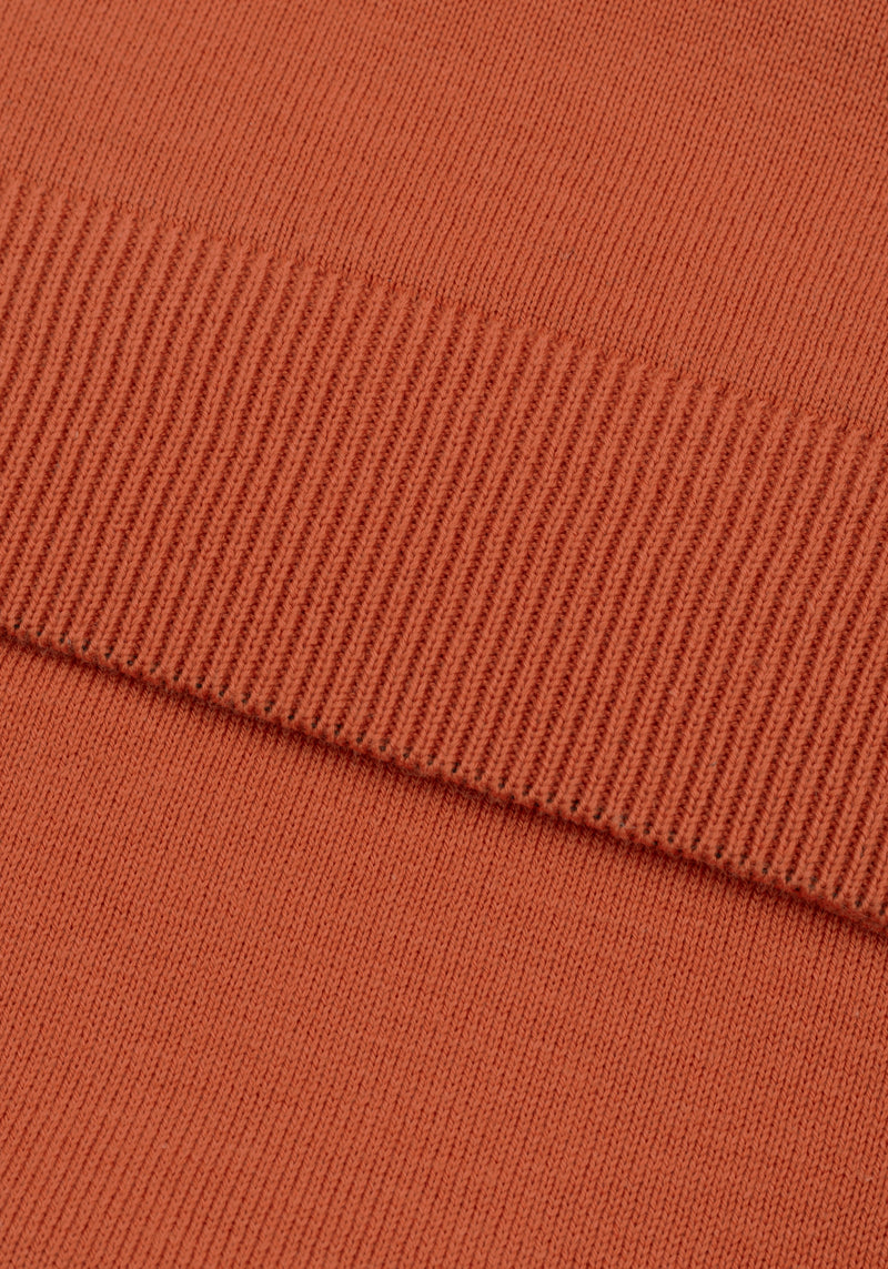 Sienna Orange Knitted T-Shirt