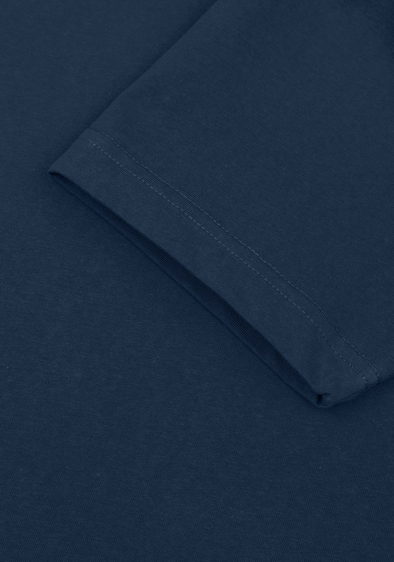 Comet Navy Cotton Polo Shirt