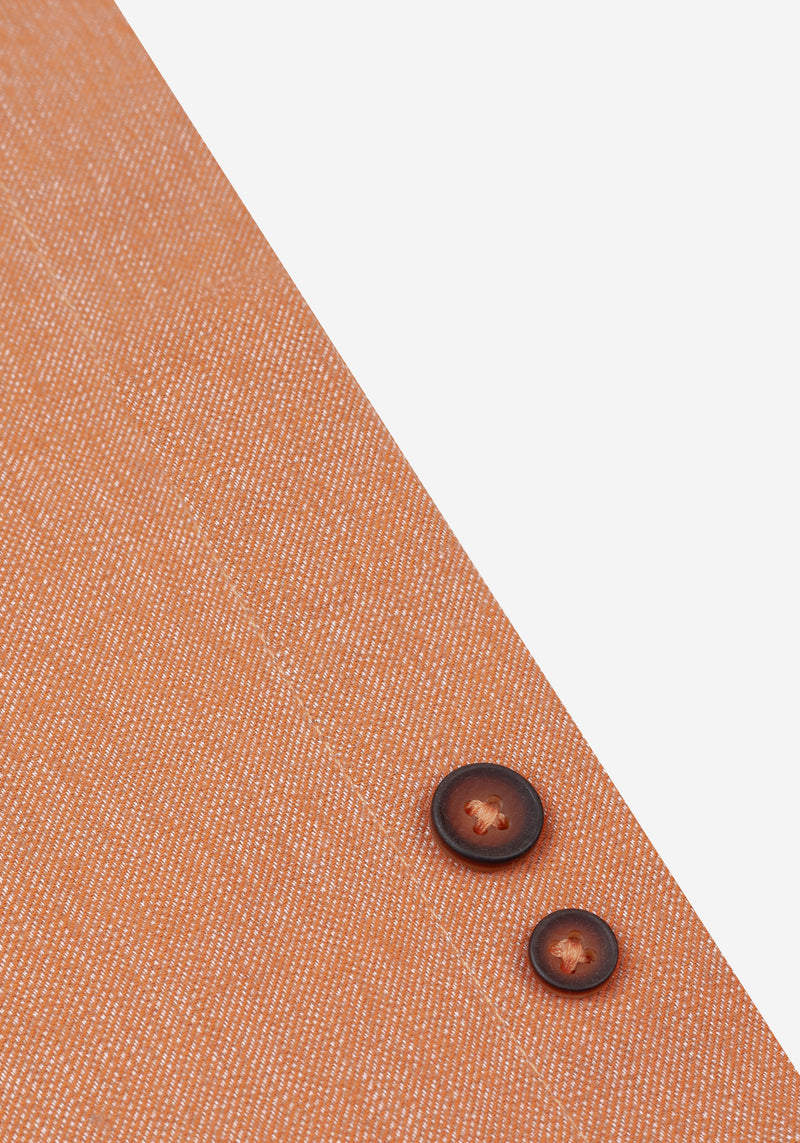 Saffron Orange Flannel Shirt