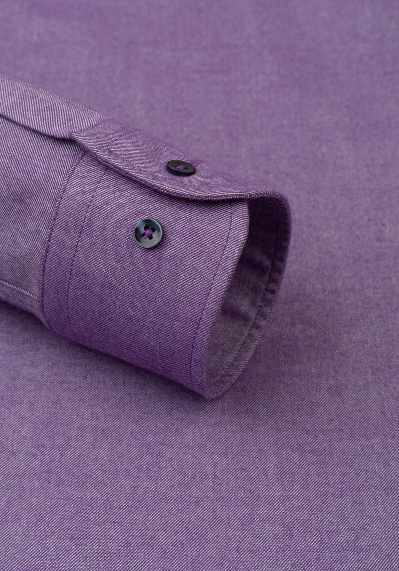 Heather Purple Flannel Shirt