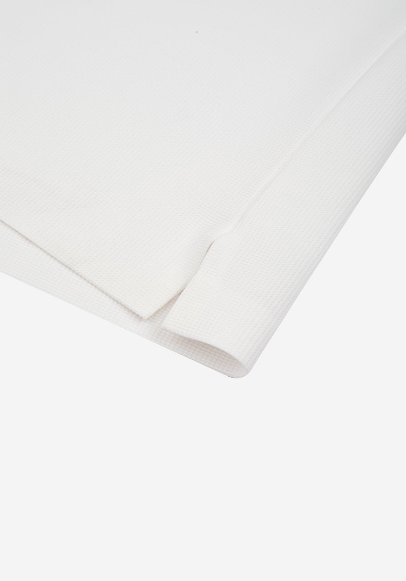 Halo White Aero-Hybrid Polo Shirt