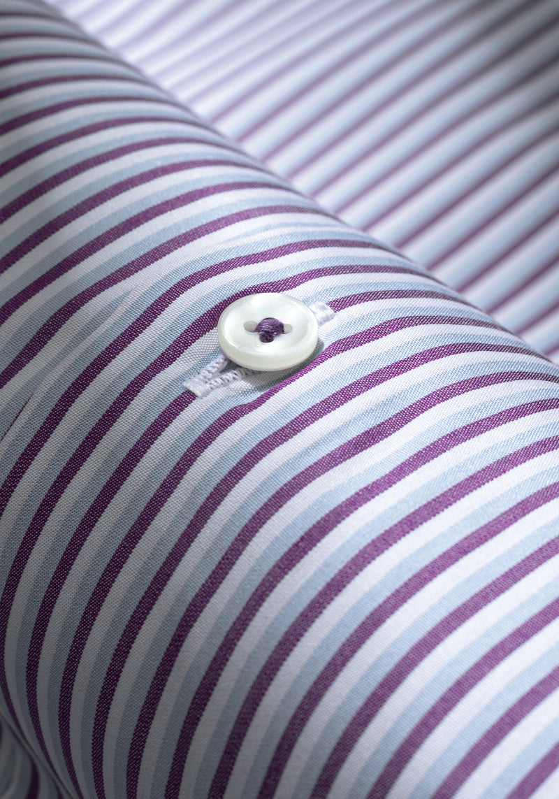 Mulberry Stripe Oxford Shirt