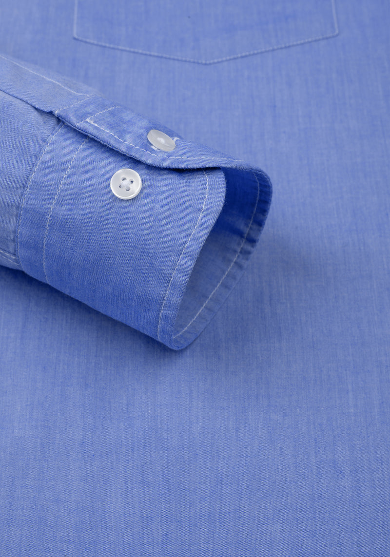 Sierra Blue Chambray Oxford Shirt
