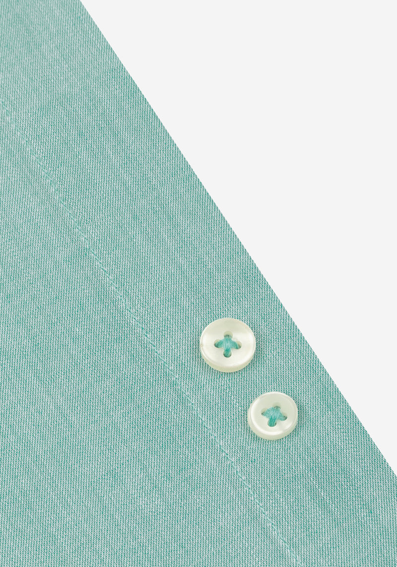 Jade Green Piqué Shirt