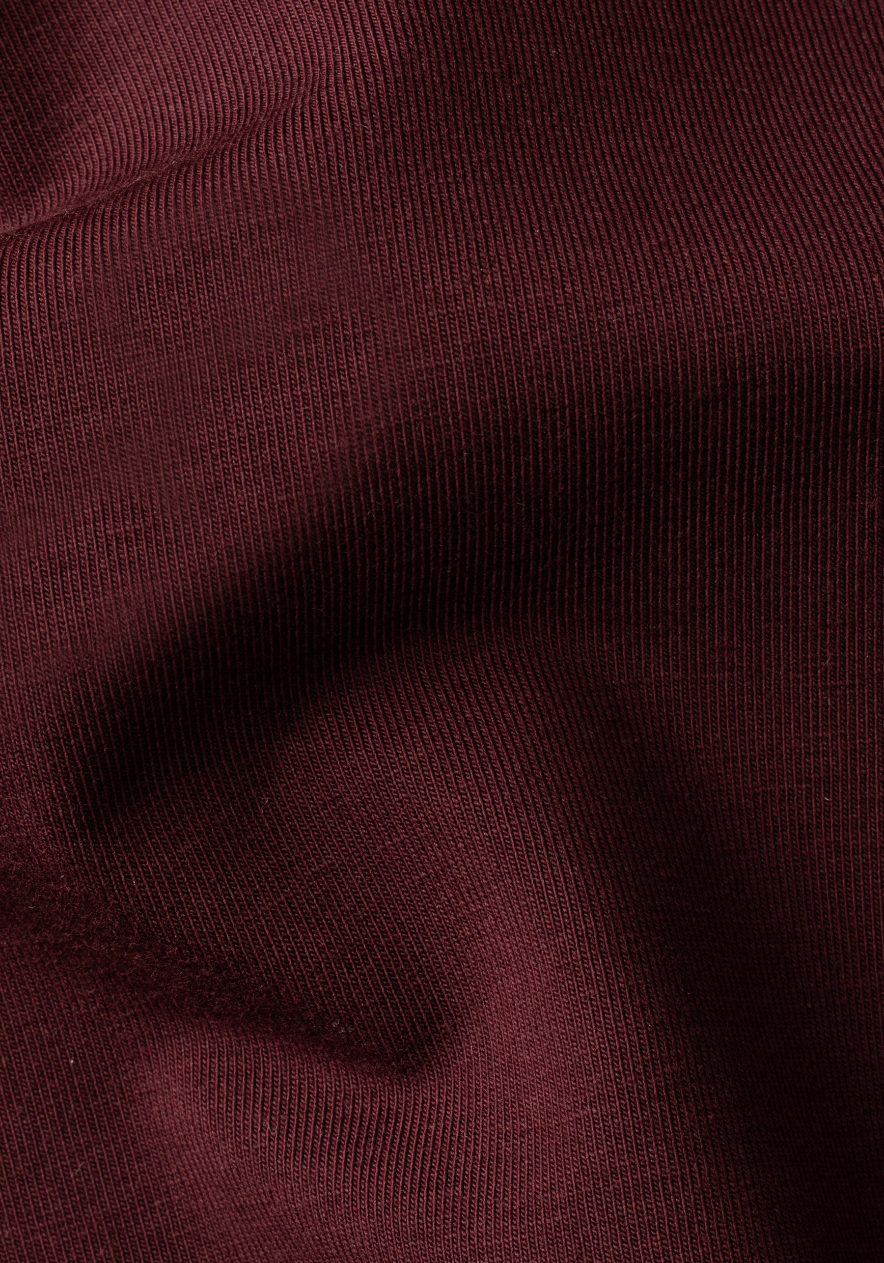 Scarlet Burgundy Cotton Undershirt - Long Sleeve