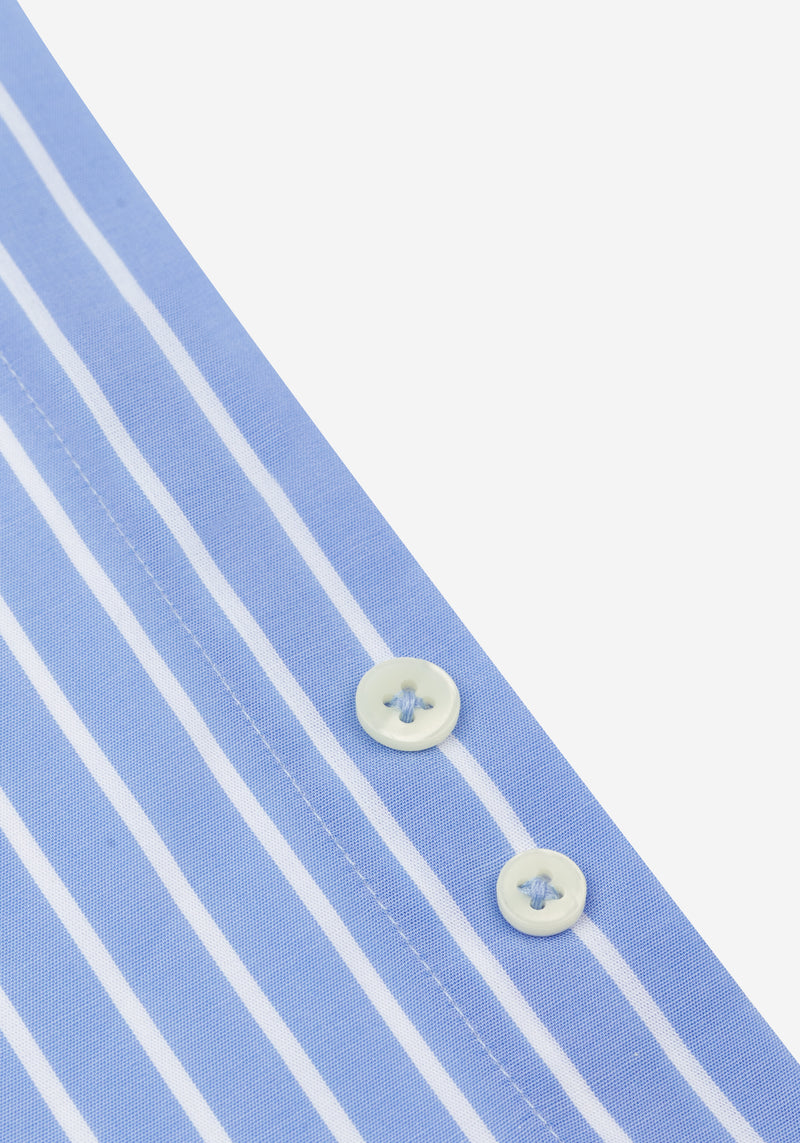 Horizon Blue Stripe Poplin Shirt