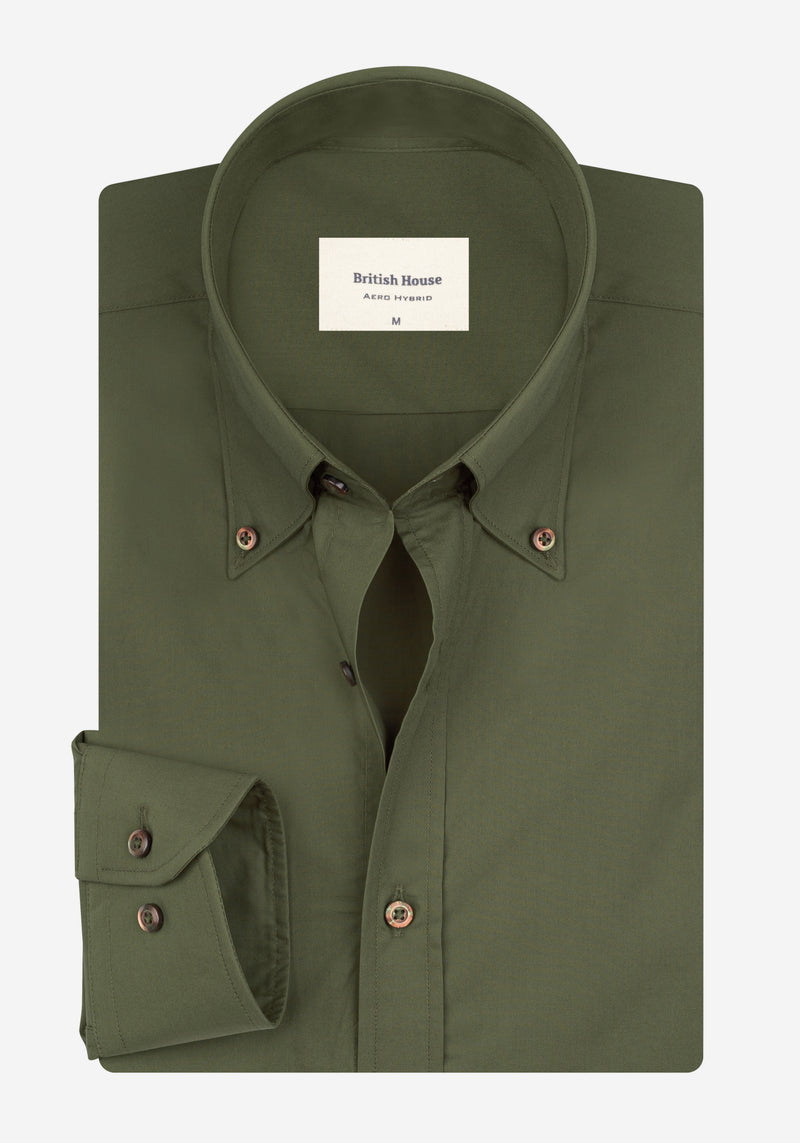 Phantom Olive Aero-Hybrid Shirt