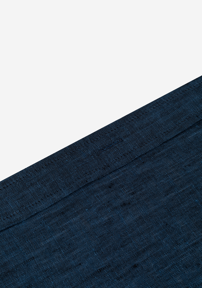 Classic Navy Belgian Linen Shirt