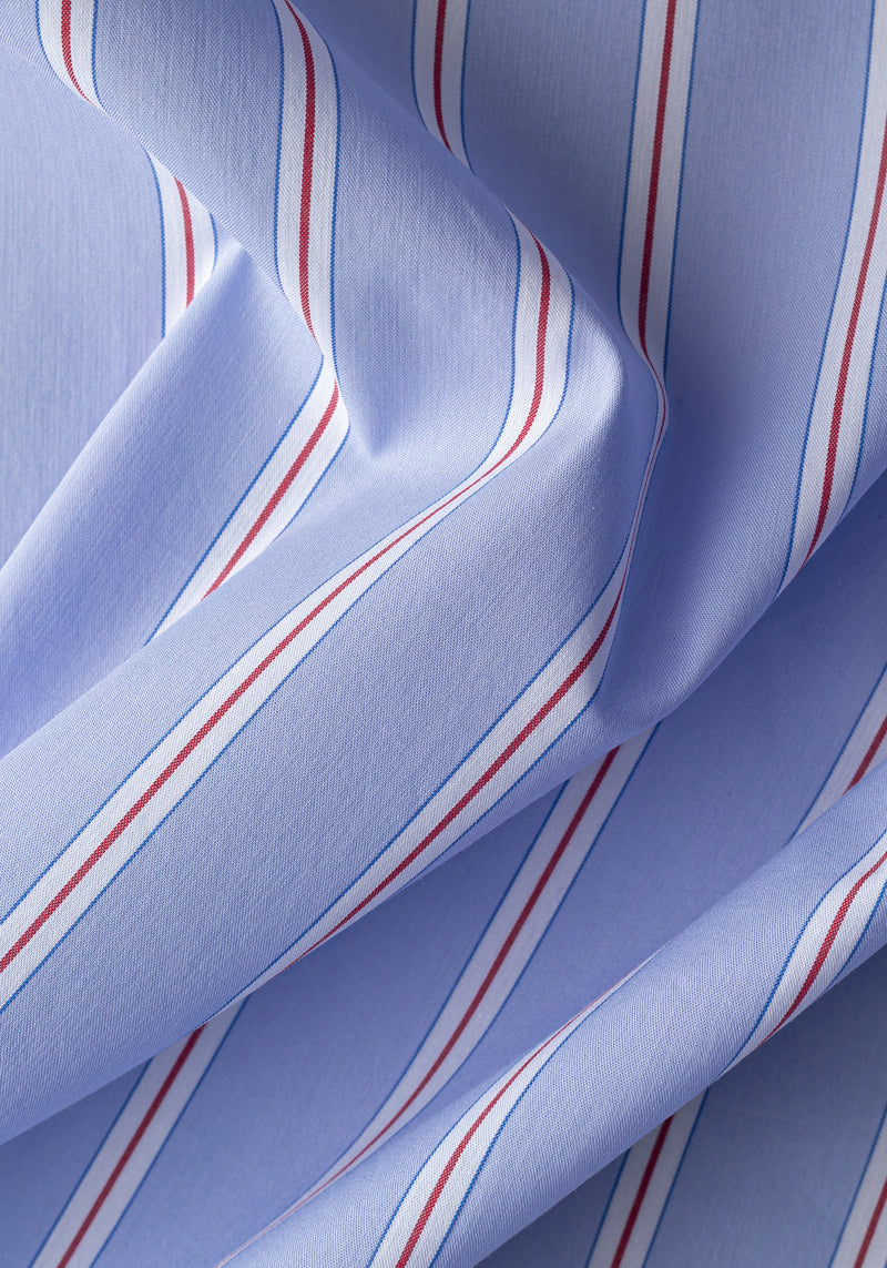 Ivy Blue Stripe Poplin Shirt