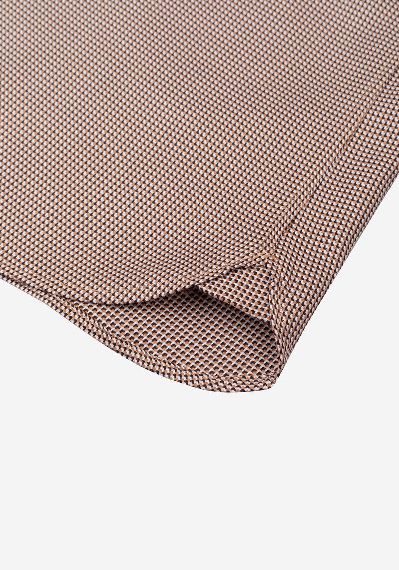 Clay Brown Multi-Check Signature Twill Shirt