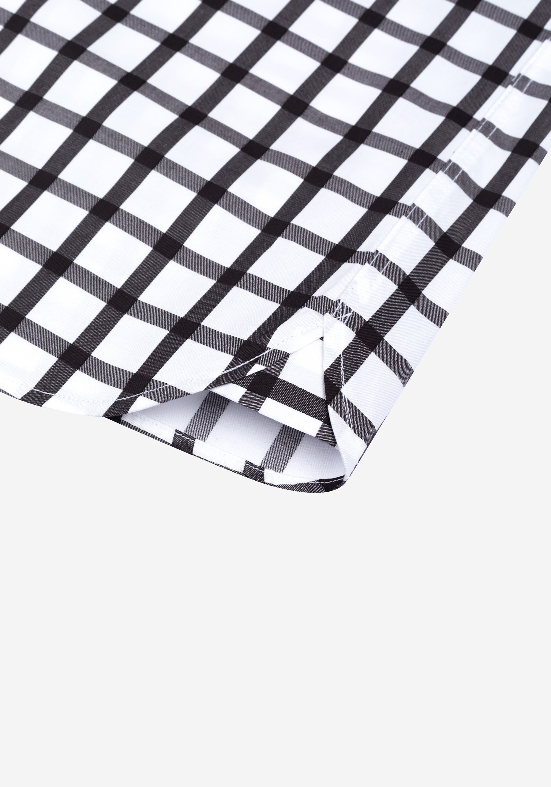Slate Black Checked Signature Twill Shirt
