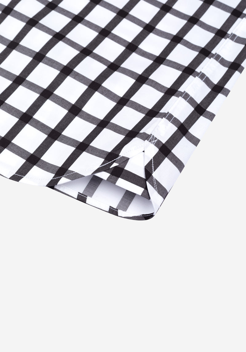 Slate Black Checked Signature Twill Shirt