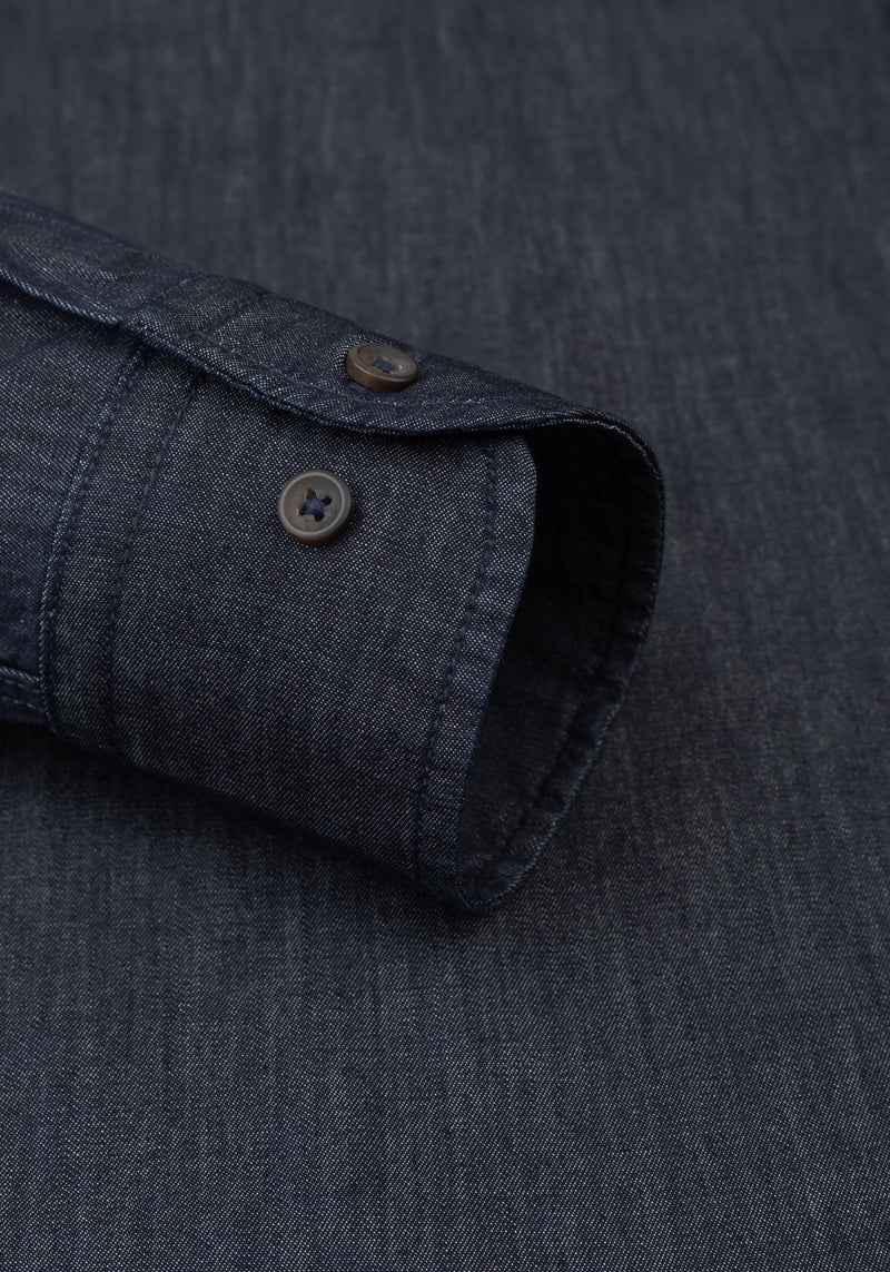 Core Blue Washed Denim Shirt