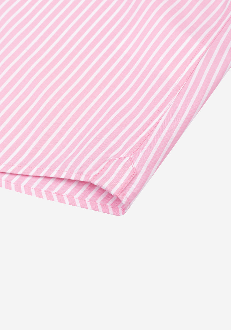 Camellia Pink Stripe Signature Twill Shirt