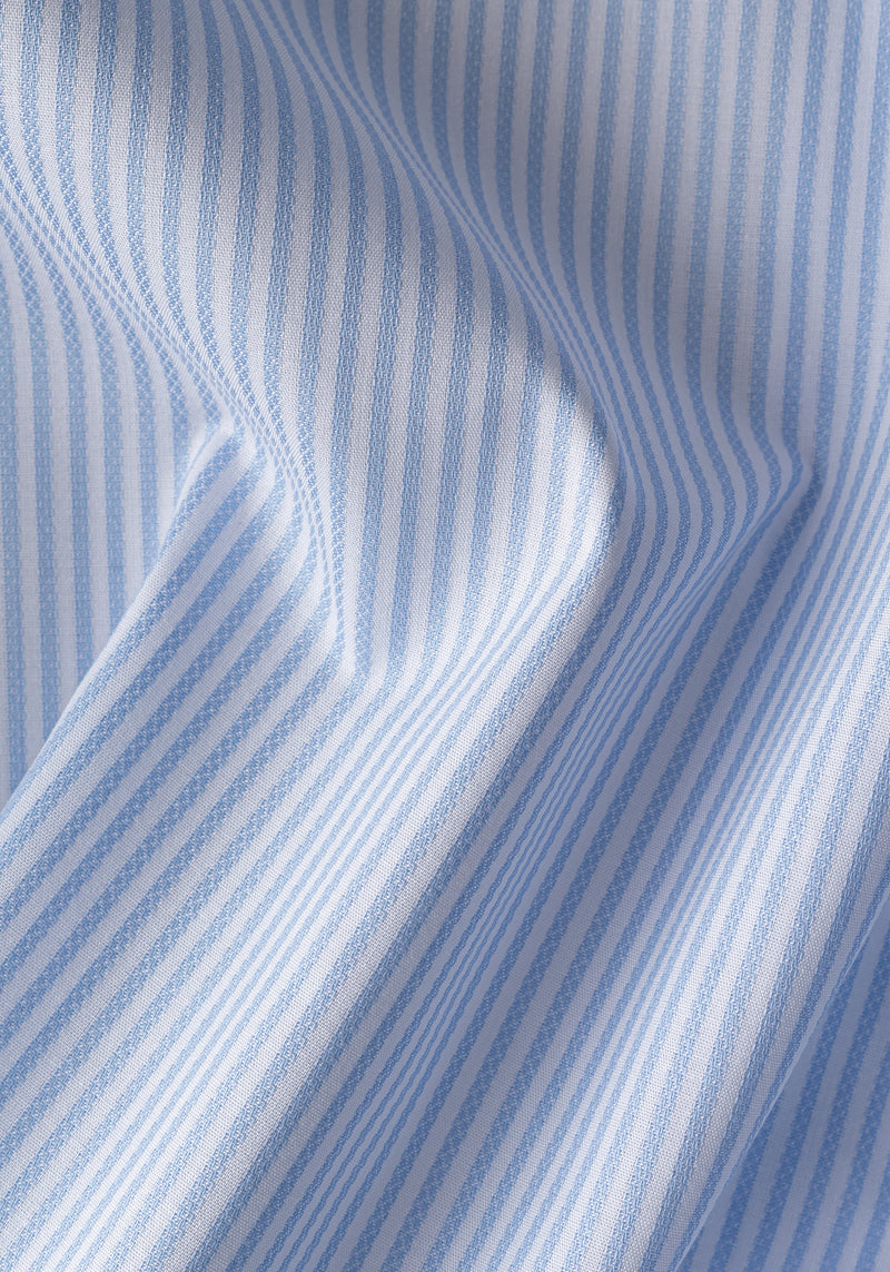 Nordic Blue Stripe Poplin Shirt