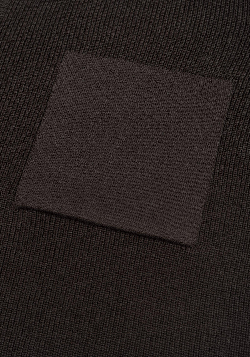 Burnt Truffle Heavy Knitted Cardigan