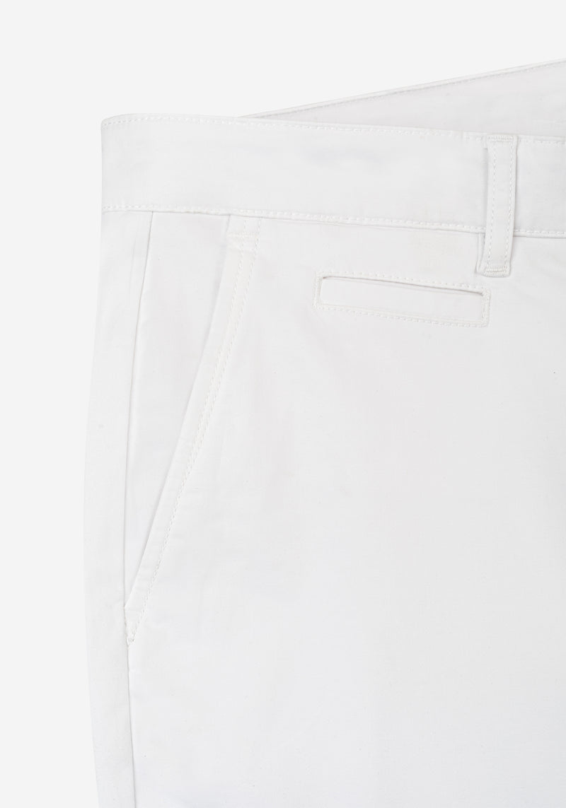 Ivory White Riviera Gabardine