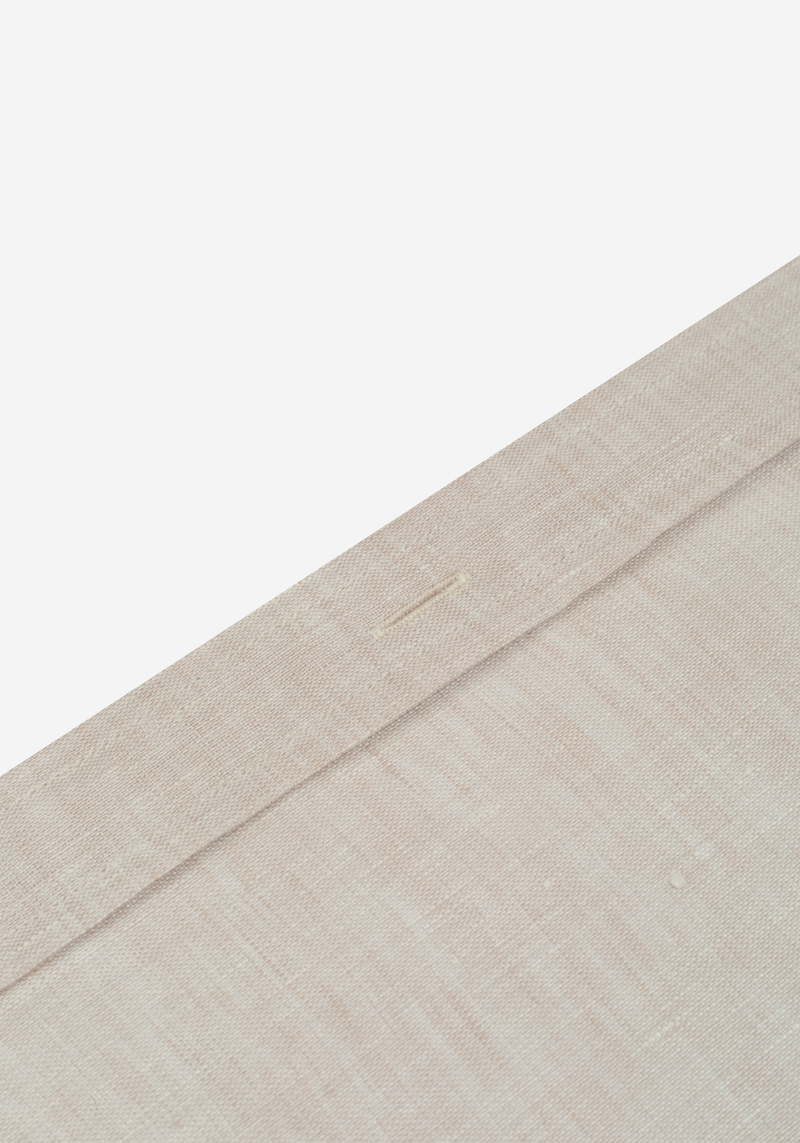 Palm Beige Belgian Linen Shirt