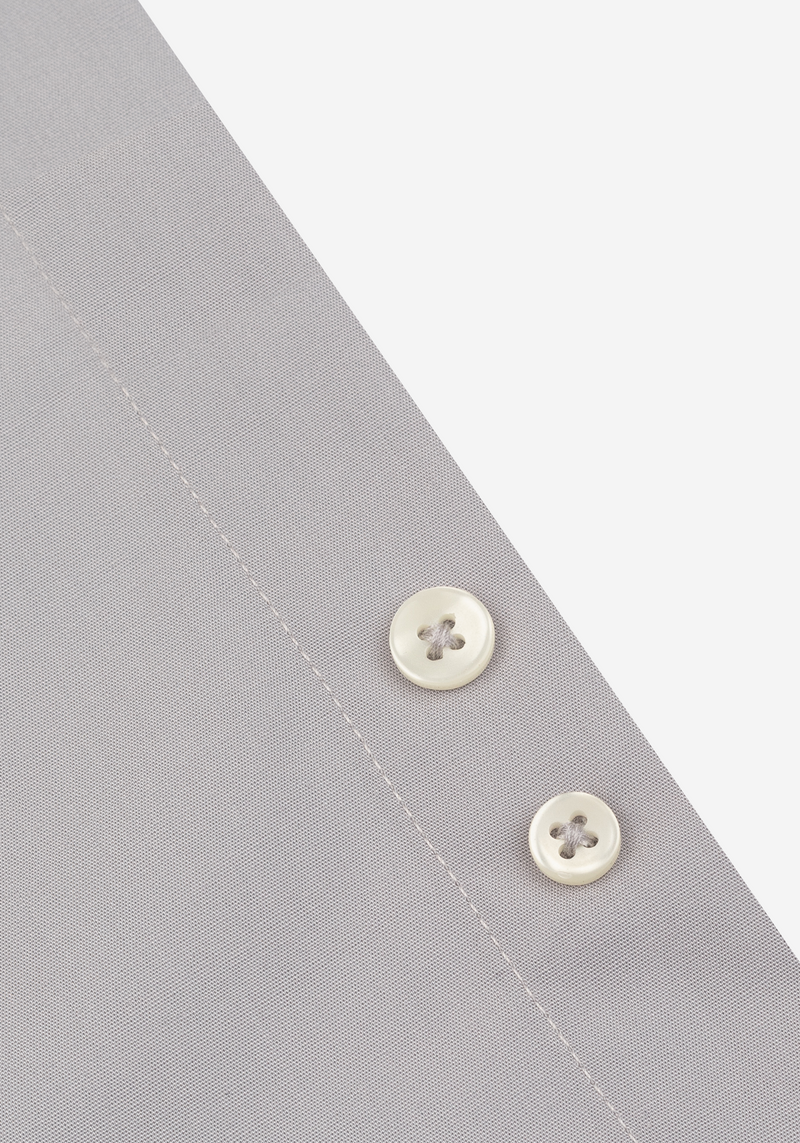 Ash Grey Poplin Shirt