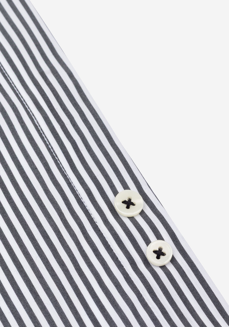 Shadow Black Stripe Aero-Hybrid Shirt