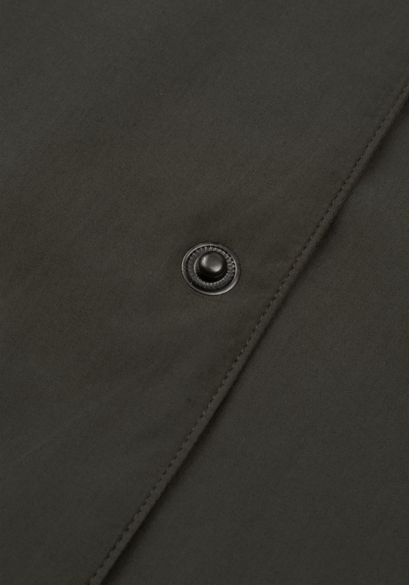 Shadow Olive Paper Touch Overshirt