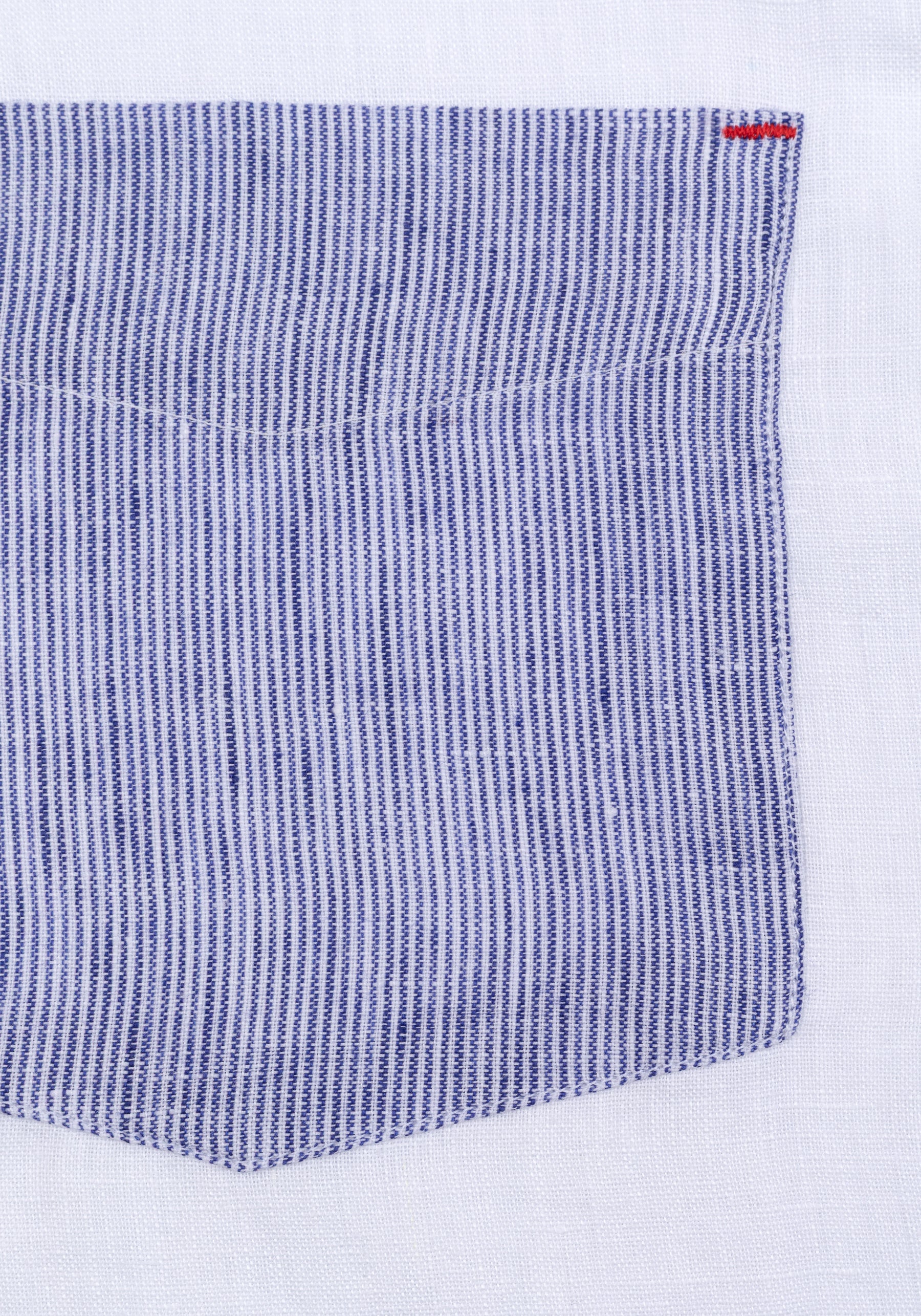 Cloud White Belgian Linen Shirt