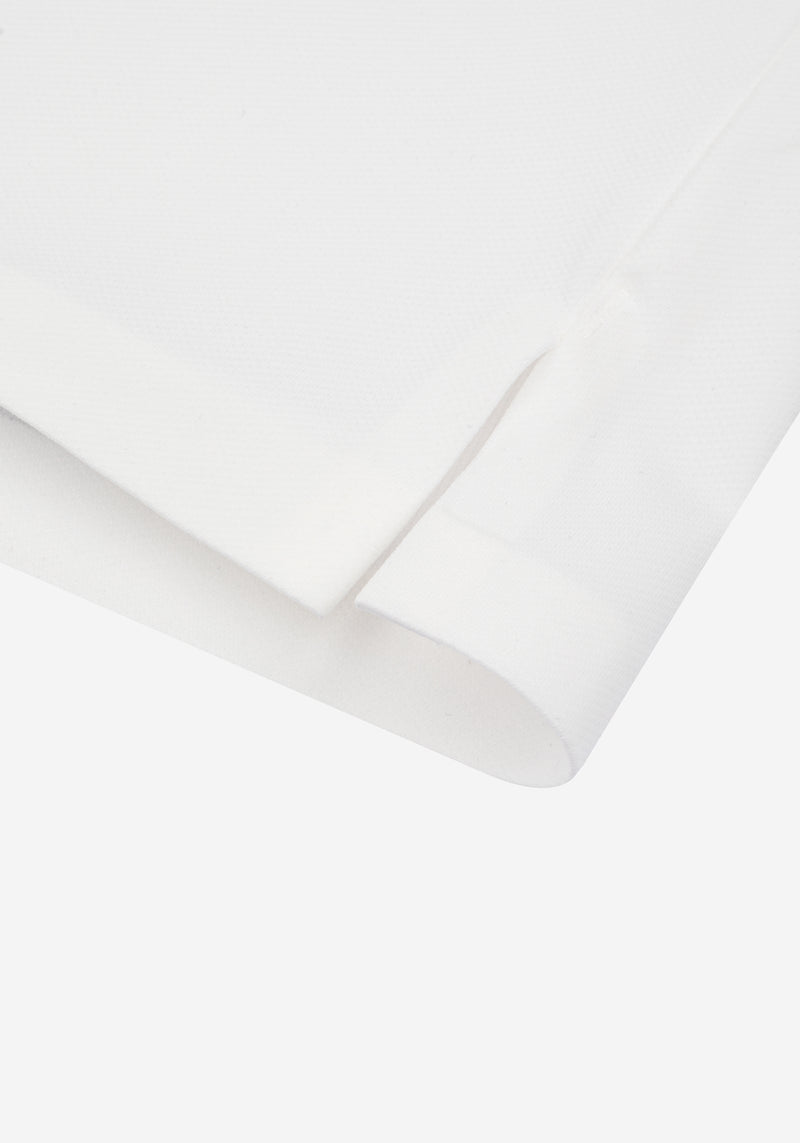 Pearl White Aero-Hybrid Polo Shirt