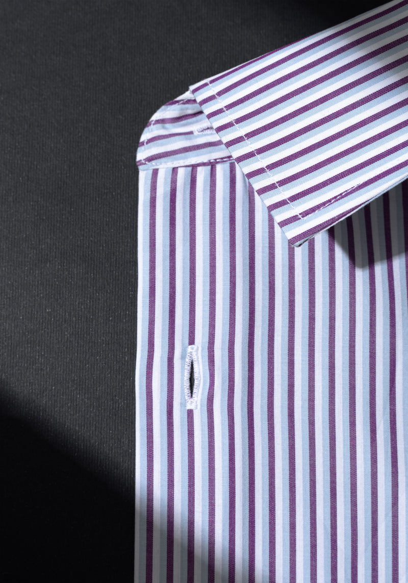 Mulberry Stripe Oxford Shirt