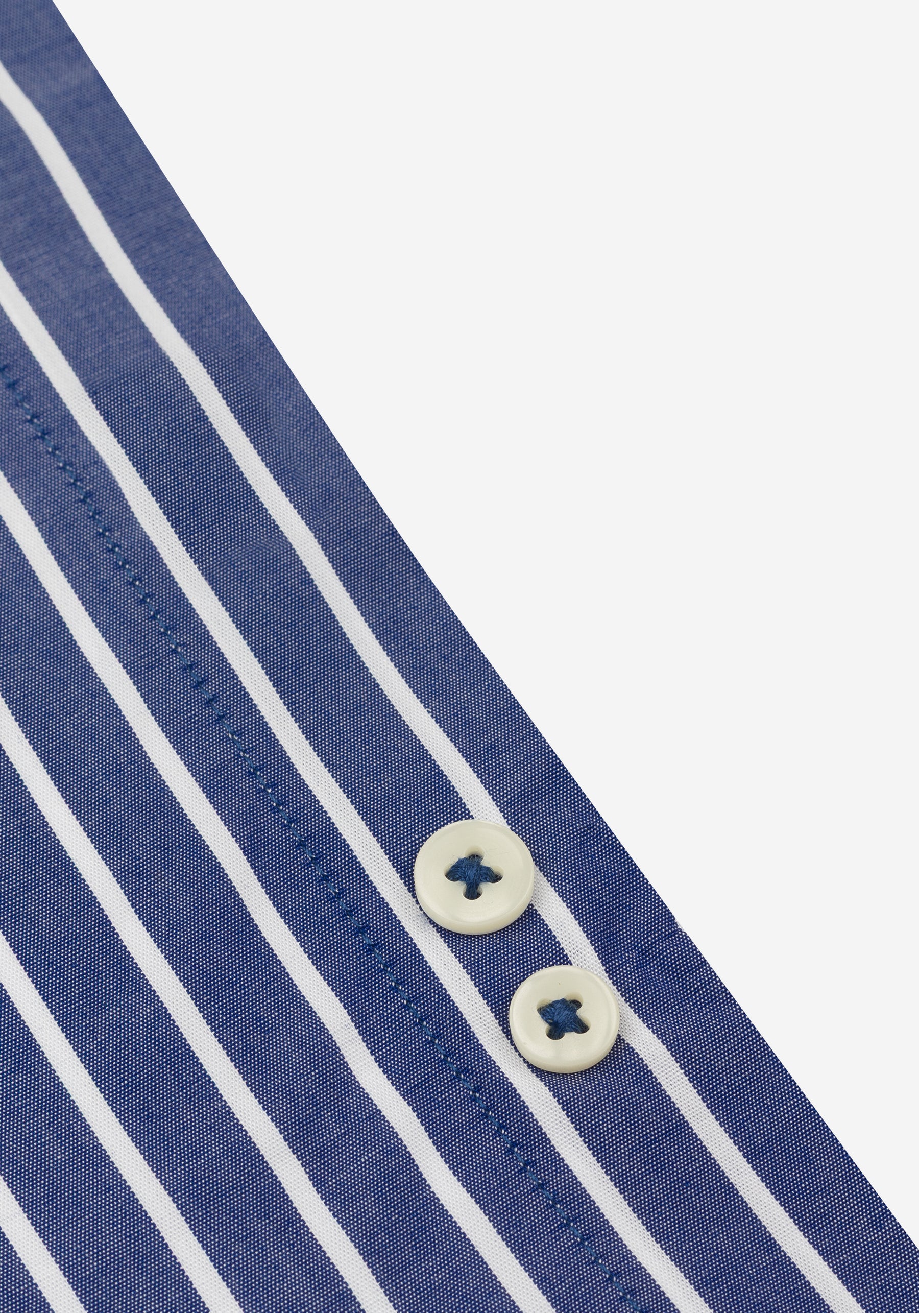 Regent Blue Stripe Poplin Shirt