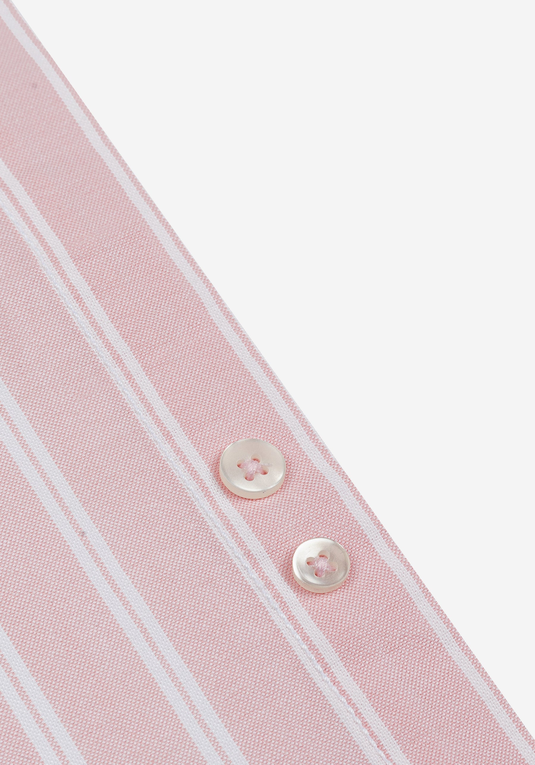 Blush Pink Stripe Heavy Oxford Shirt