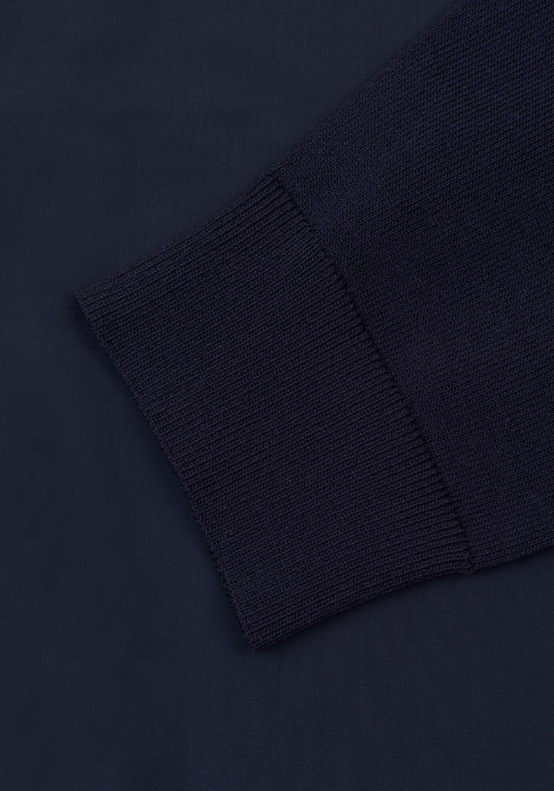 Iron Navy Polyamide Cardigan