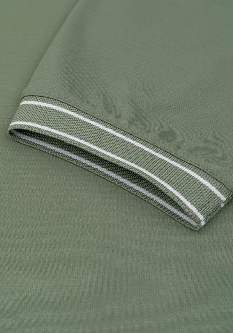 BayLeaf Green Aero-Hybrid Polo Shirt