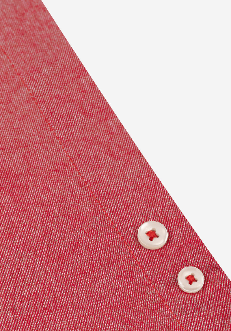 Claret Red Flannel Shirt